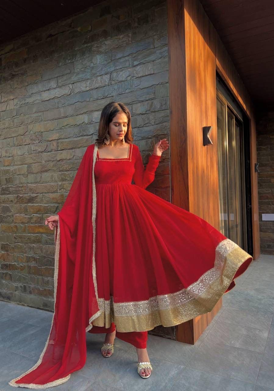 Festive wear and trendy anarkali suit