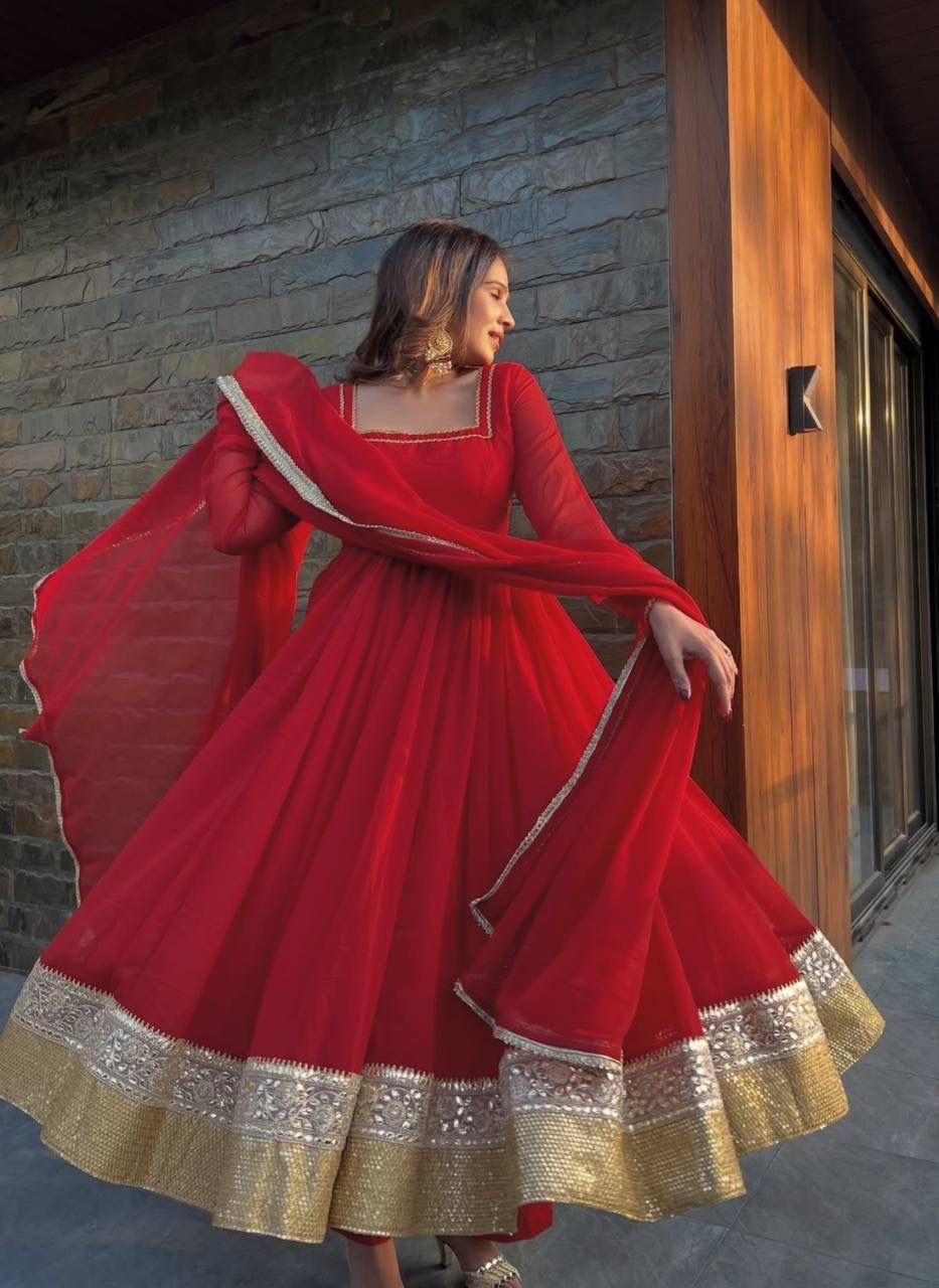 Festive wear and trendy anarkali suit