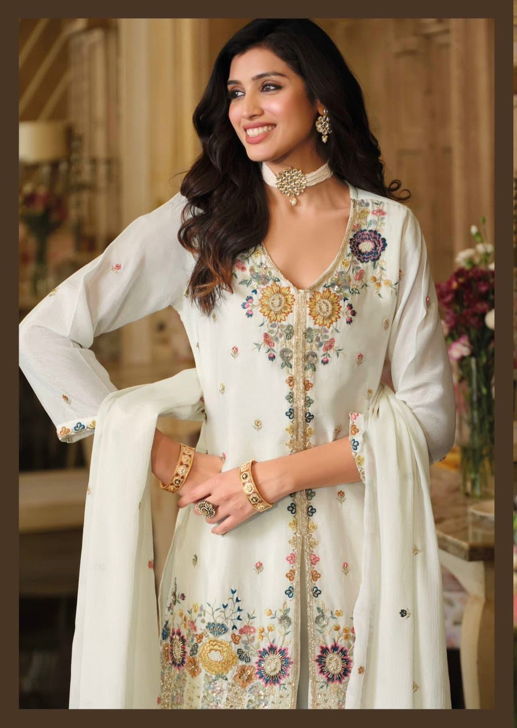 Luxe Heritage Embroidered 3-Piece Suit Set