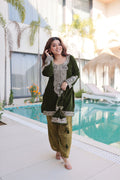READYMADE TOP-PANT WITH BATWA