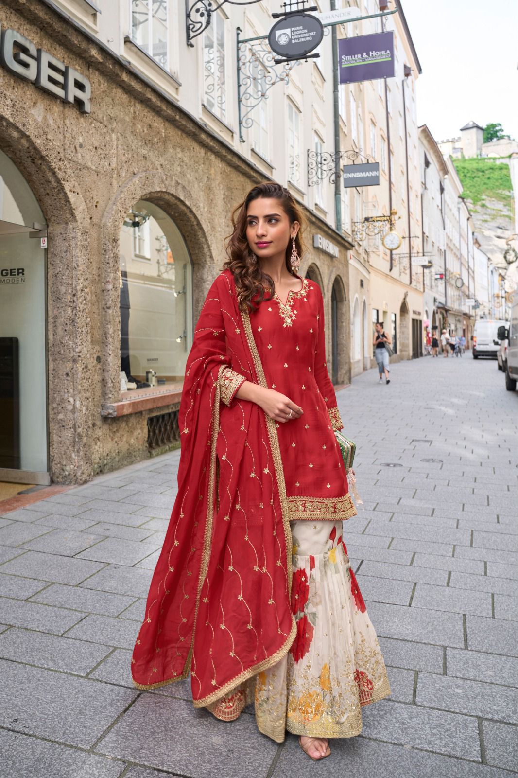Shahi Embroidered Ensemble