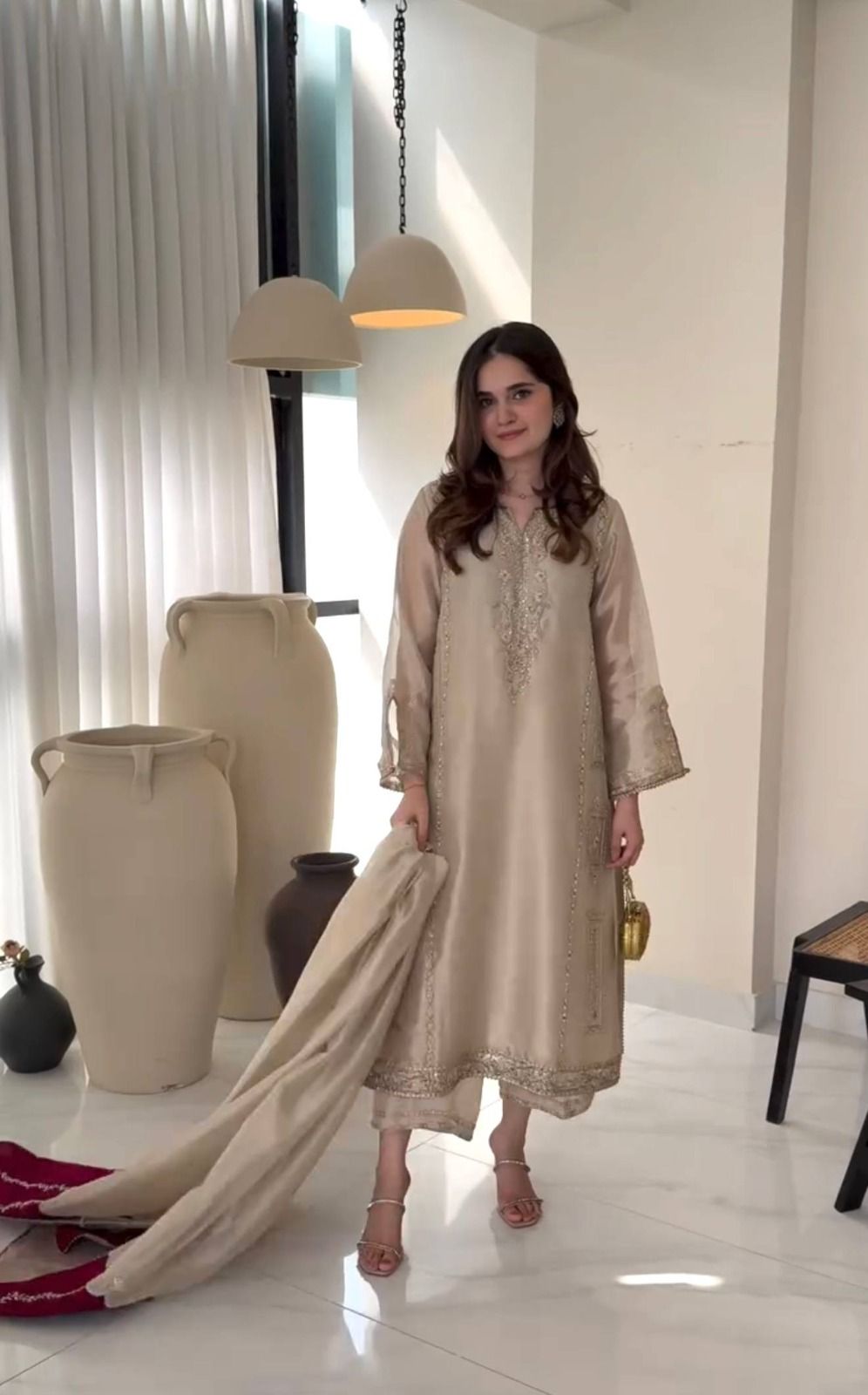 Jimmy Choo Fabric Designer Ethnic Suit Set