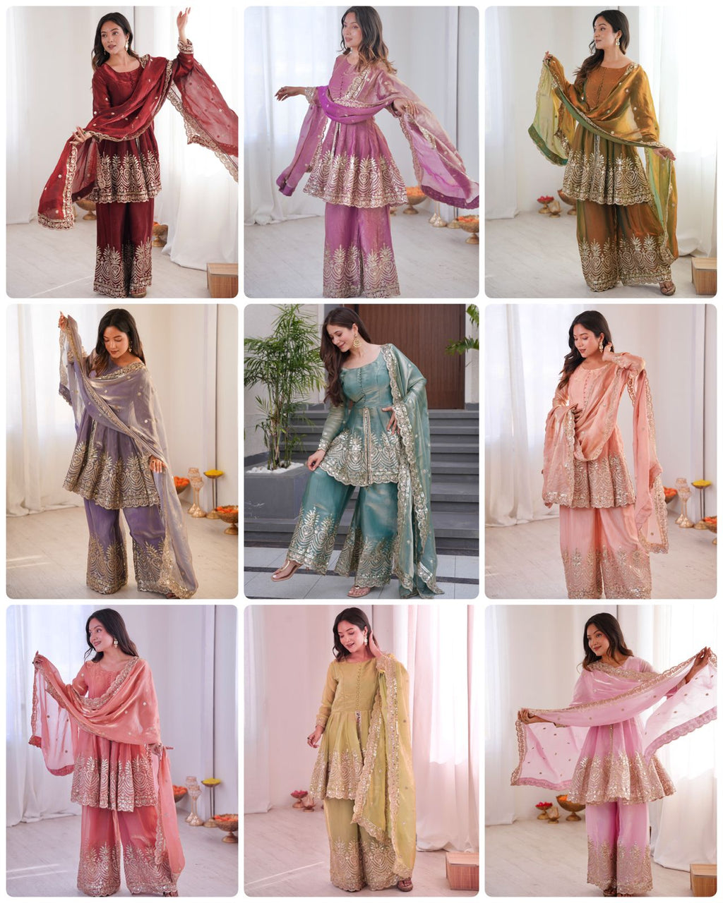 Royal Festive Sharara Ensemble