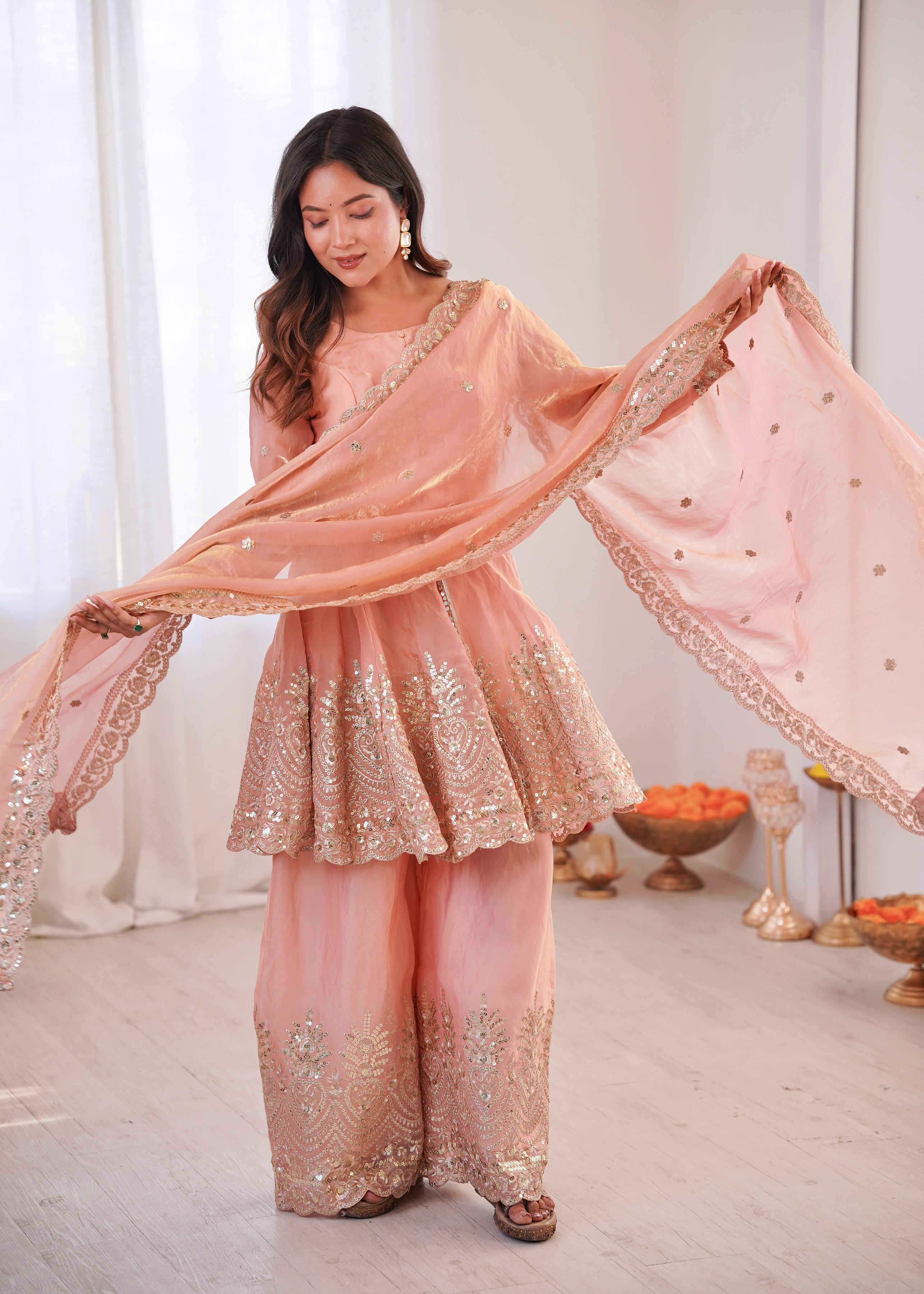 Royal Festive Sharara Ensemble