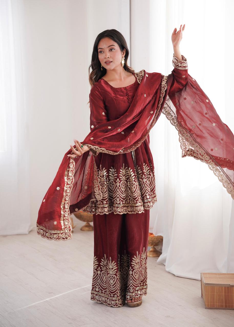 Royal Festive Sharara Ensemble
