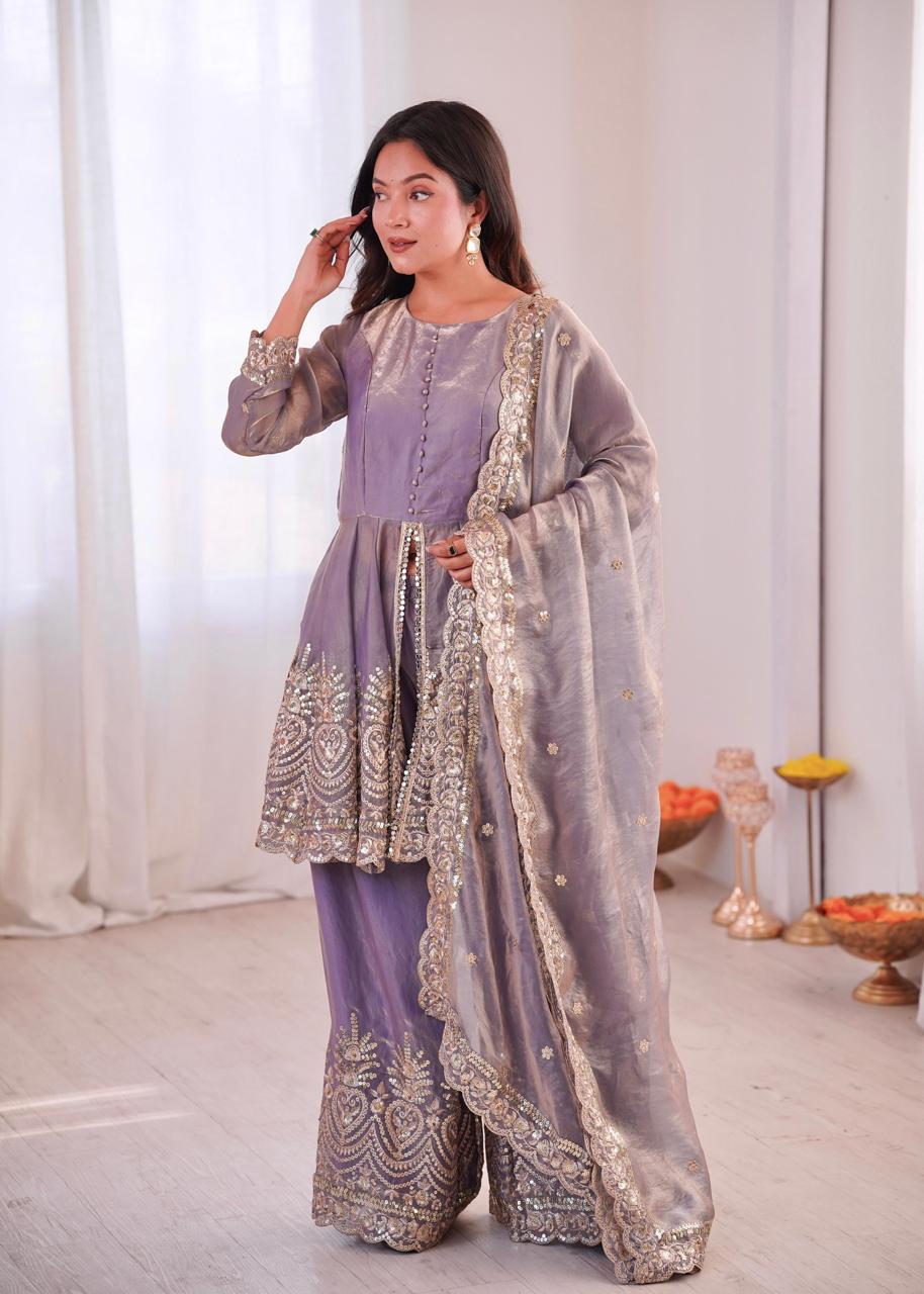 Royal Festive Sharara Ensemble