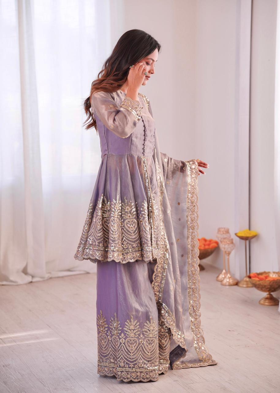Royal Festive Sharara Ensemble