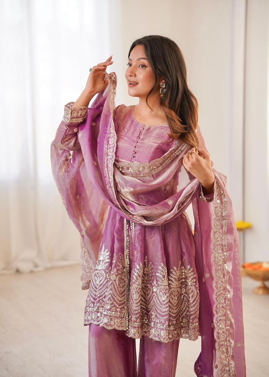 Royal Festive Sharara Ensemble