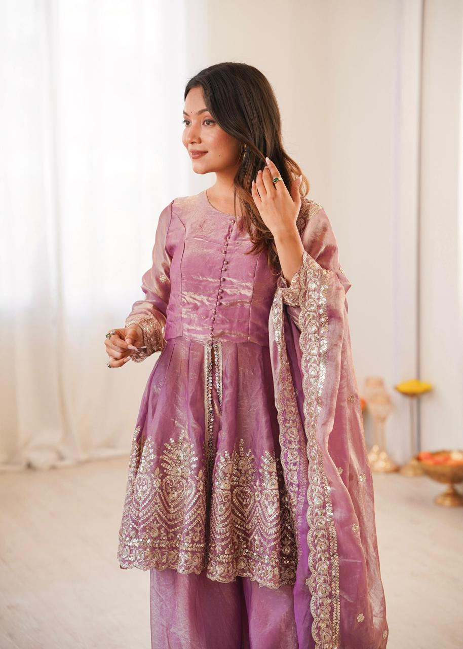 Royal Festive Sharara Ensemble