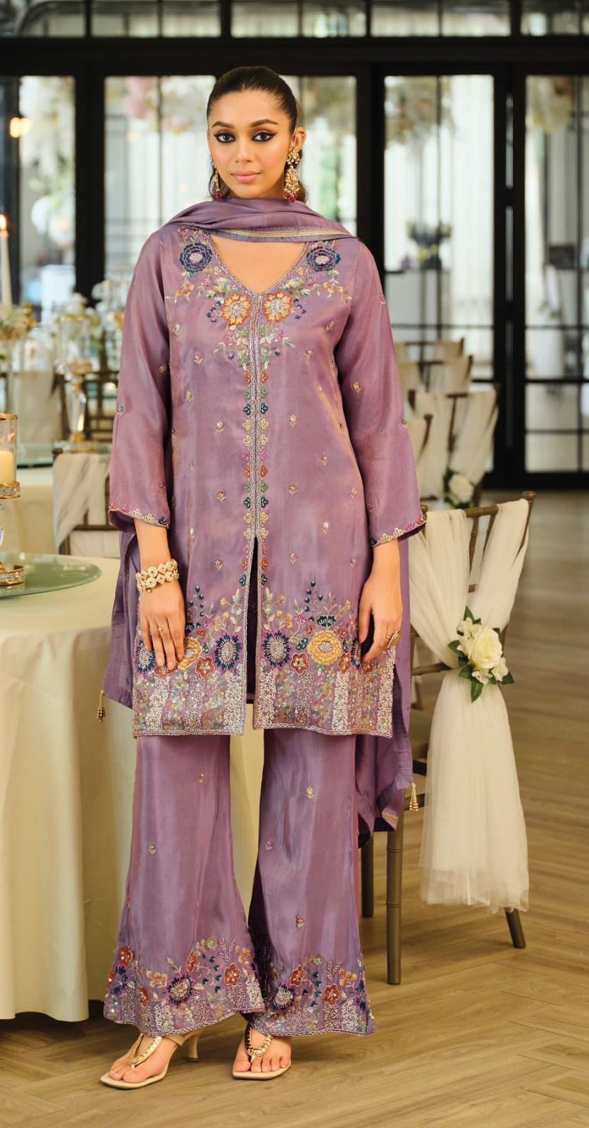 Royal Embroidered Suit Set