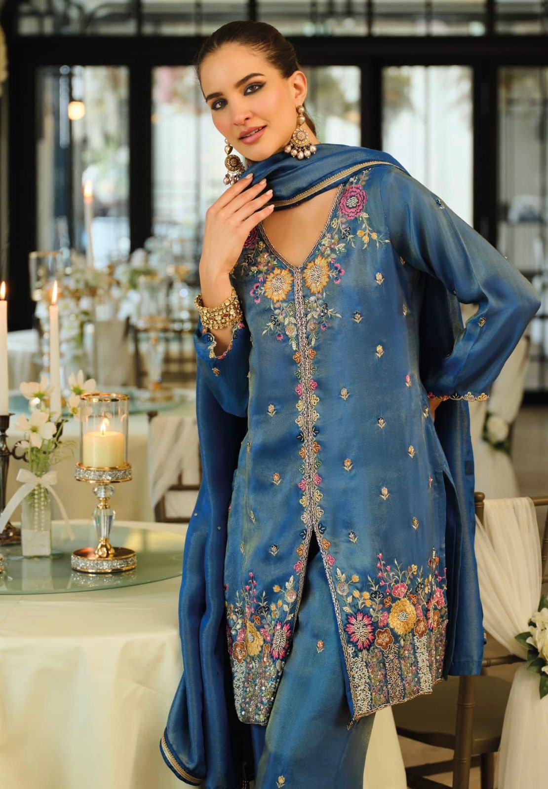 Royal Embroidered Suit Set