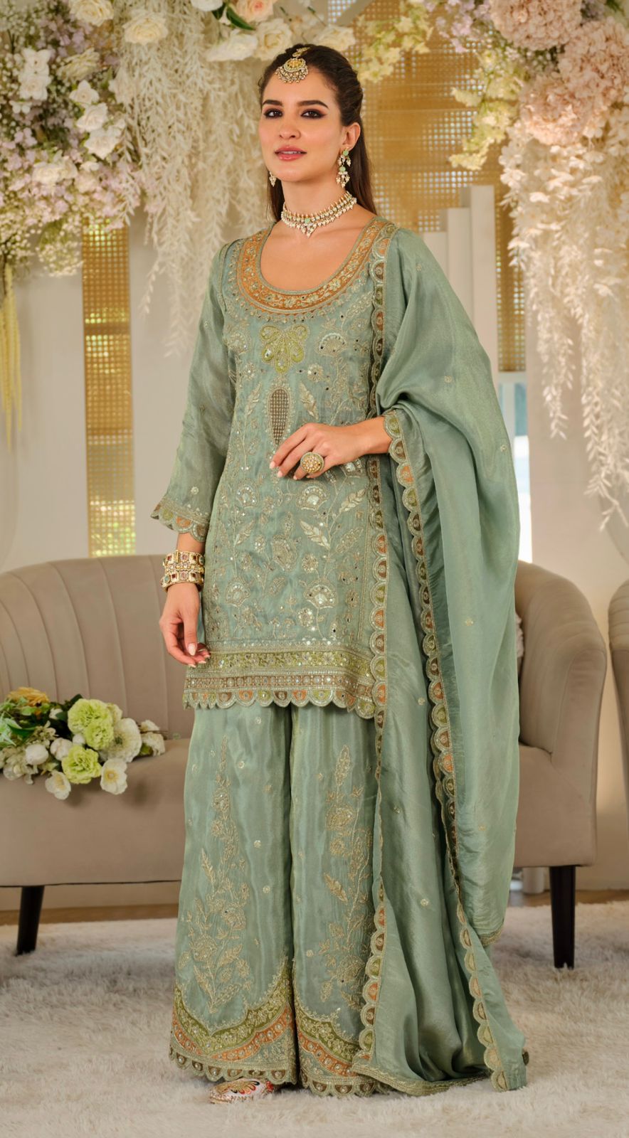 Royal Aura Luxe Festive Suit Set
