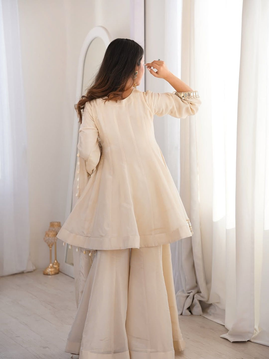Viral Palazzo Set with Kodi Lace Dupatta