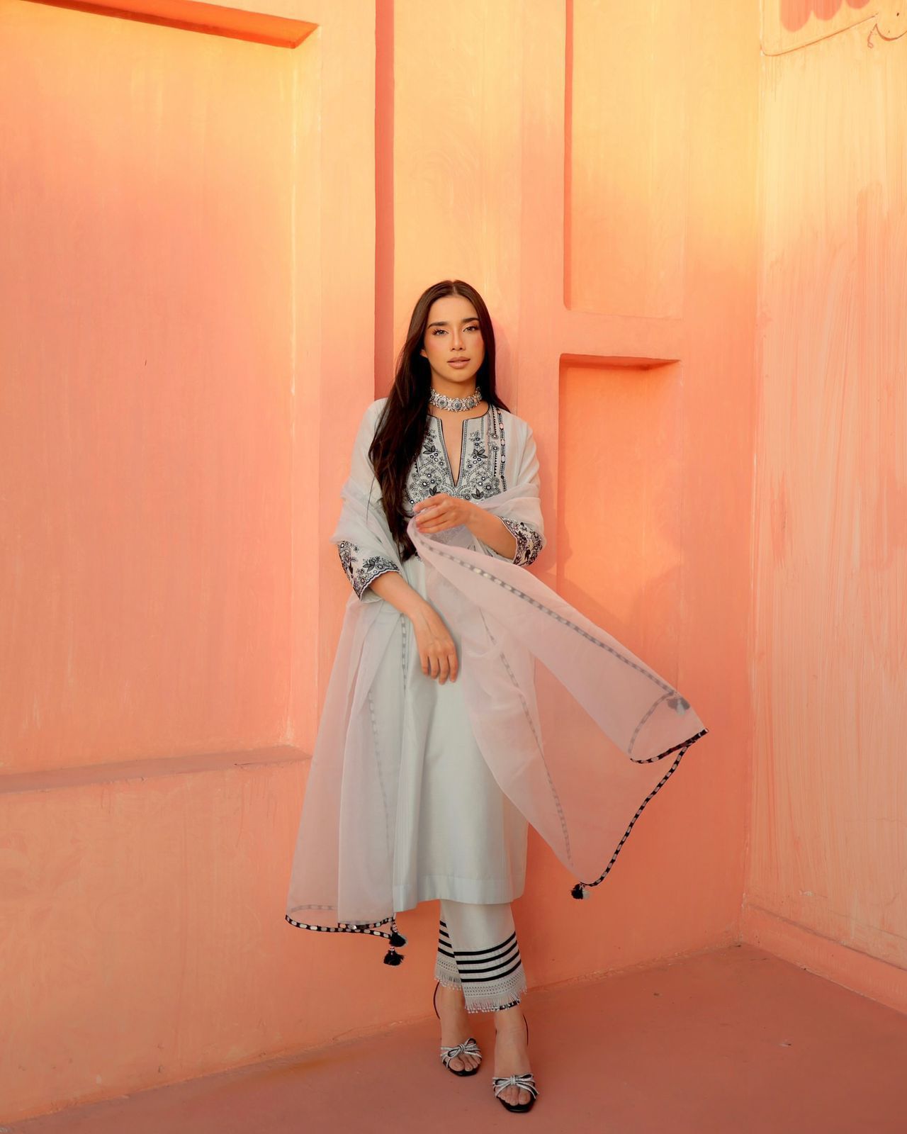 EXCLUSIVE 3 PIECE PANT PAIR WITH DUPATTA