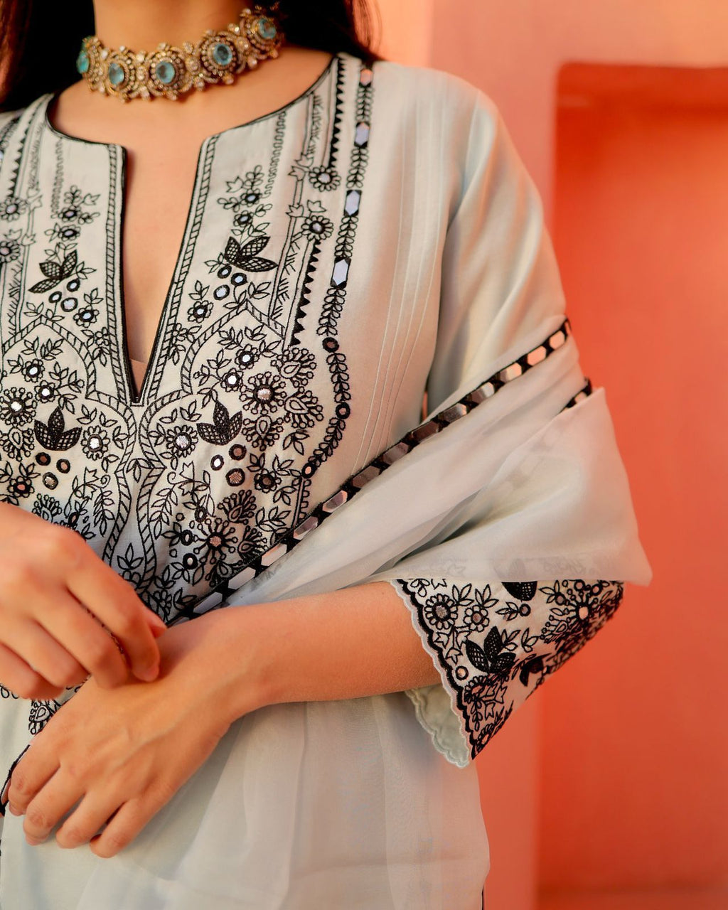 EXCLUSIVE 3 PIECE PANT PAIR WITH DUPATTA