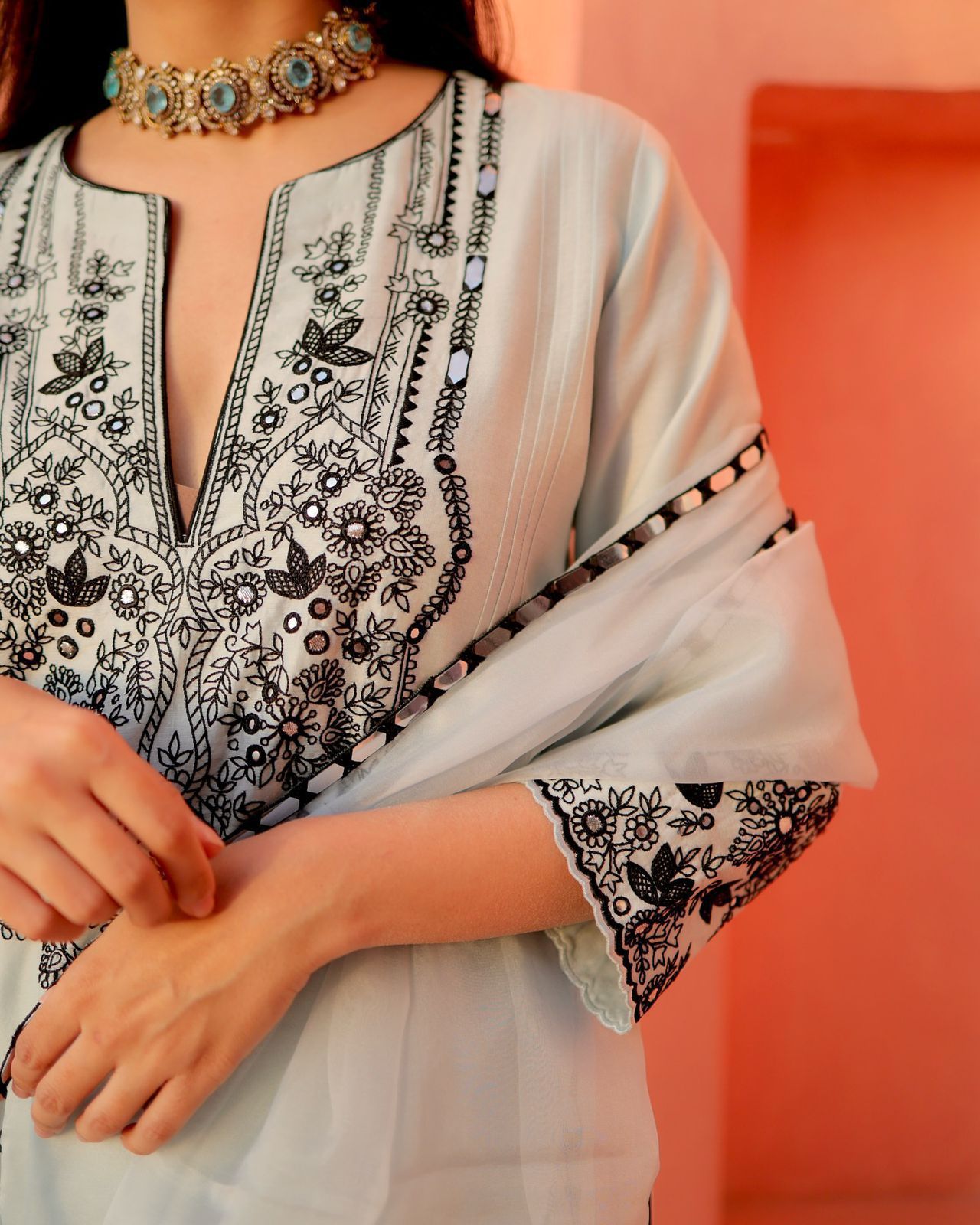 EXCLUSIVE 3 PIECE PANT PAIR WITH DUPATTA