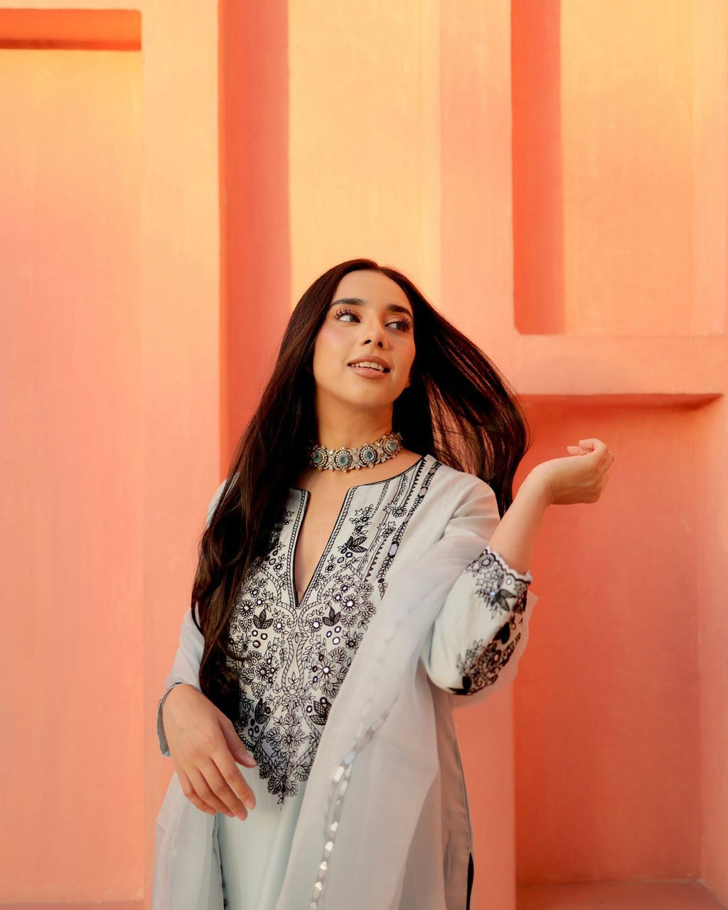 EXCLUSIVE 3 PIECE PANT PAIR WITH DUPATTA