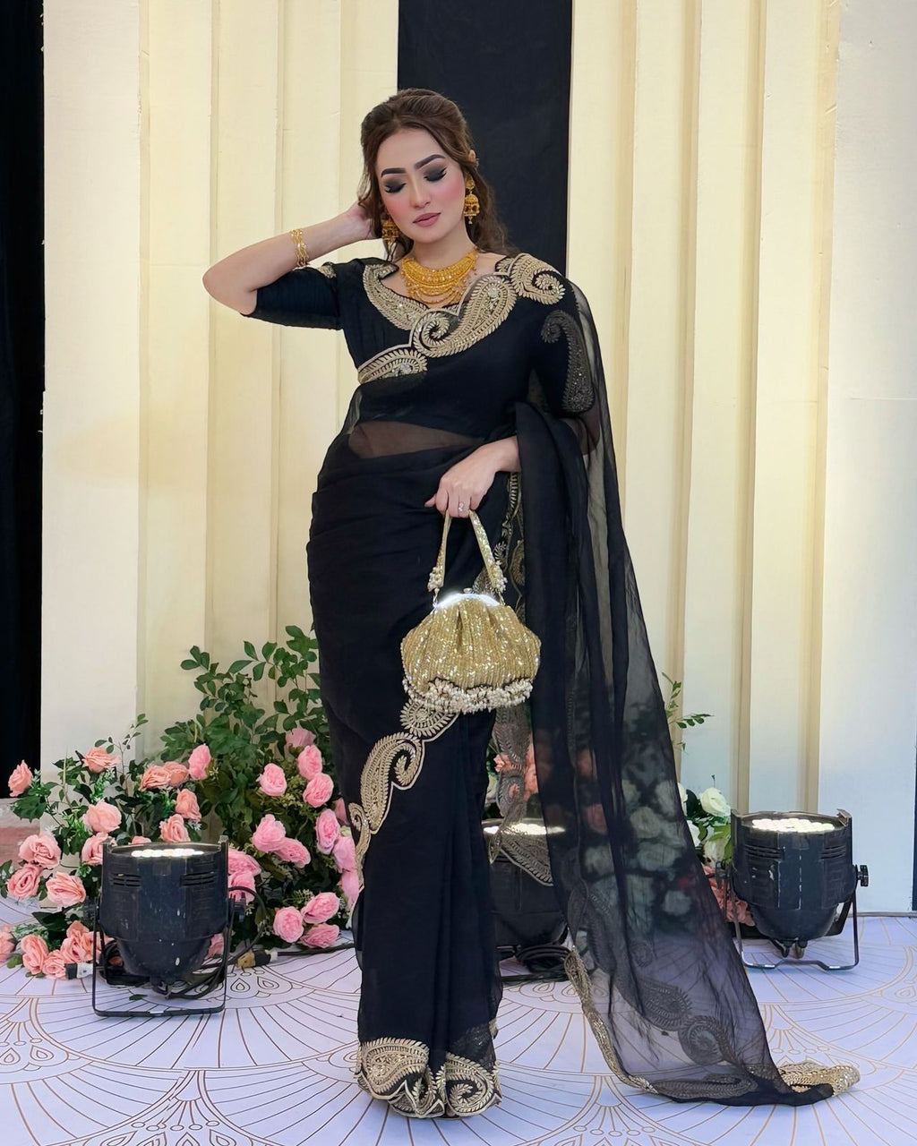 Beautiful and elegant saree
