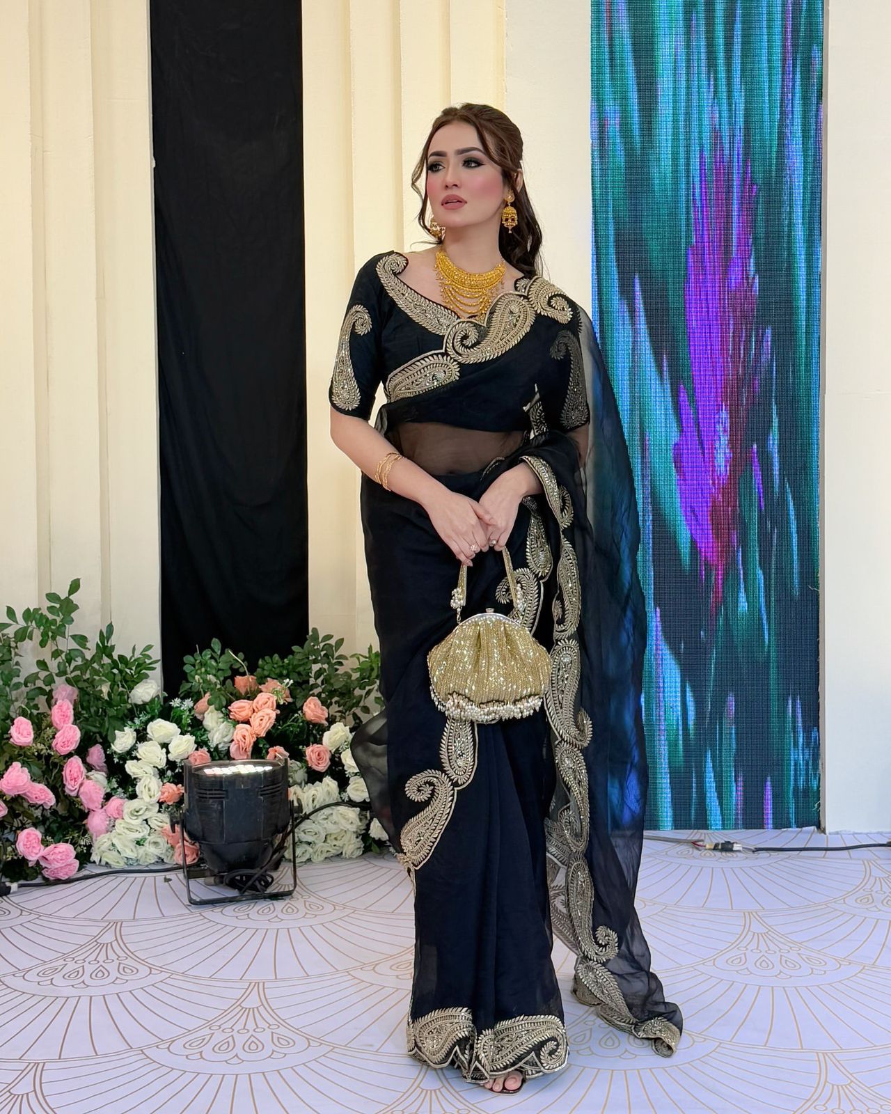 Beautiful and elegant saree