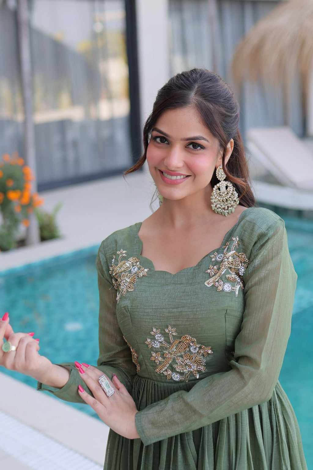 Readymade Designer Gown