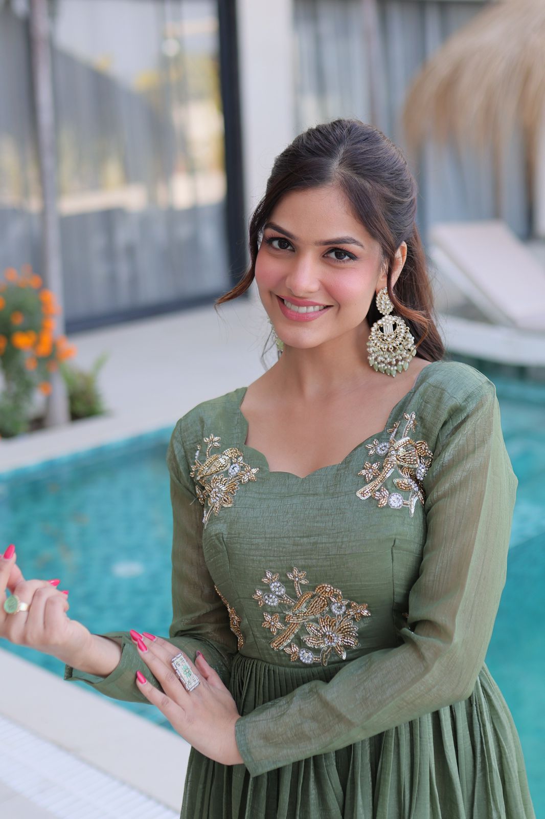 Readymade Designer Gown