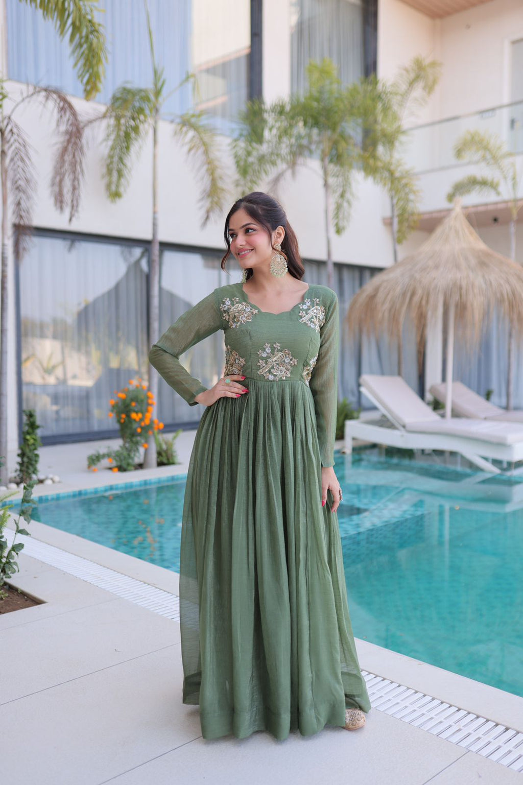 Readymade Designer Gown