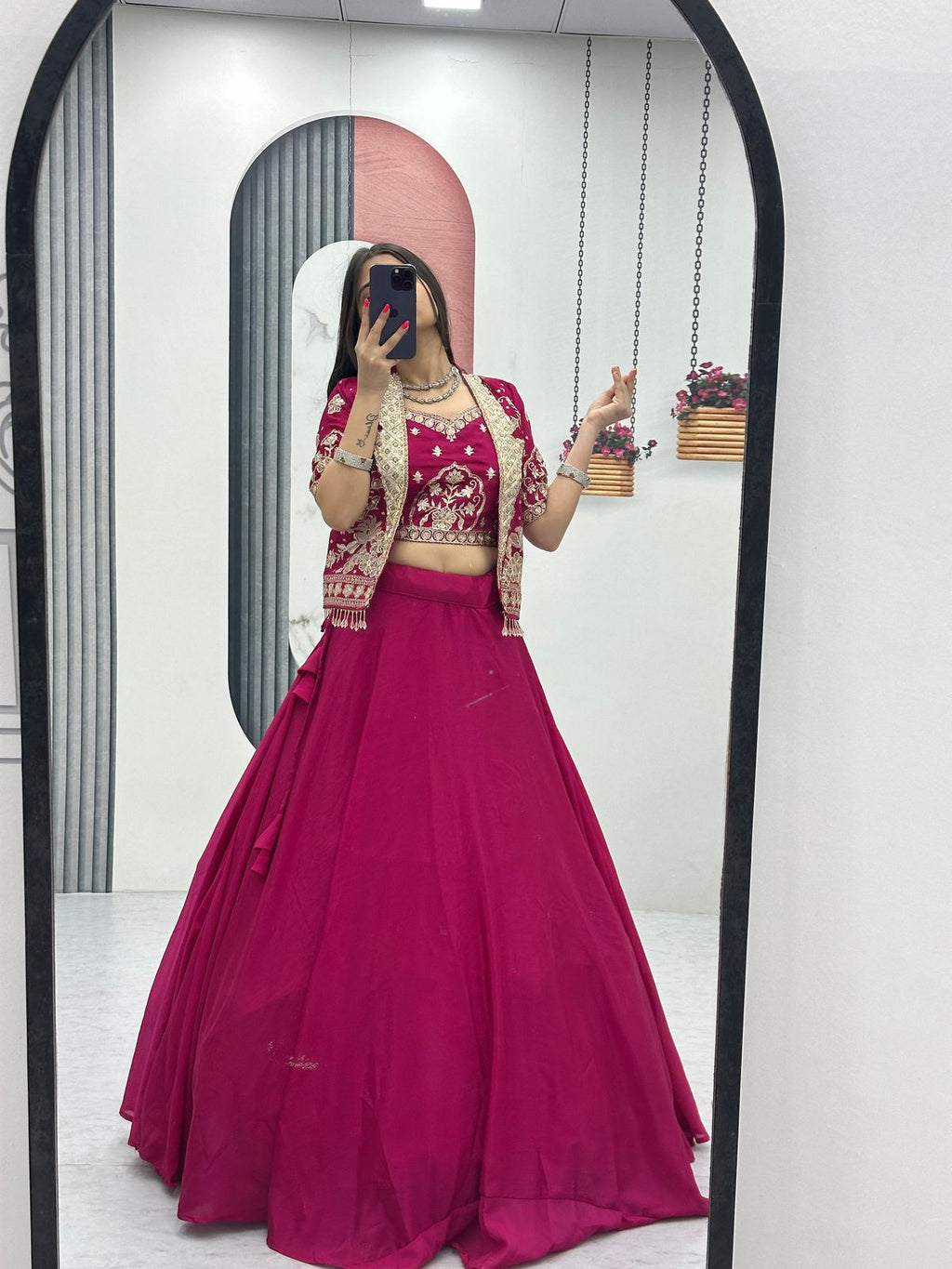 Premium Modelling Lehenga with jacket