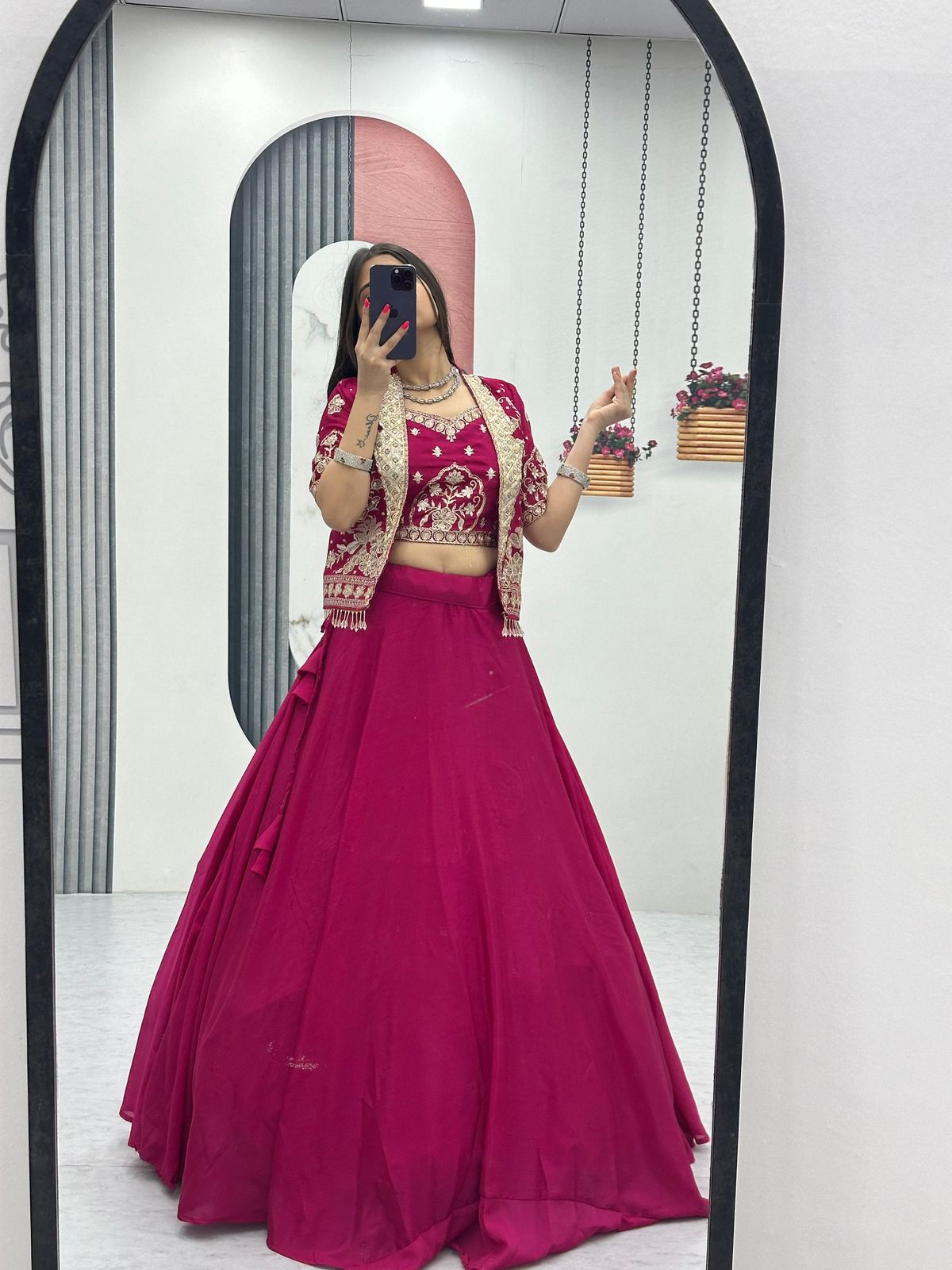 Premium Modelling Lehenga with jacket