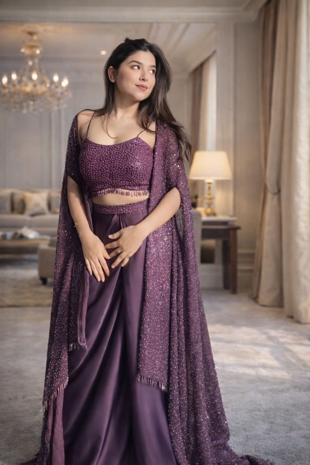 Designer indo western outfit set