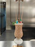 Crystal Cocktail Glass Designer Sling Bag
