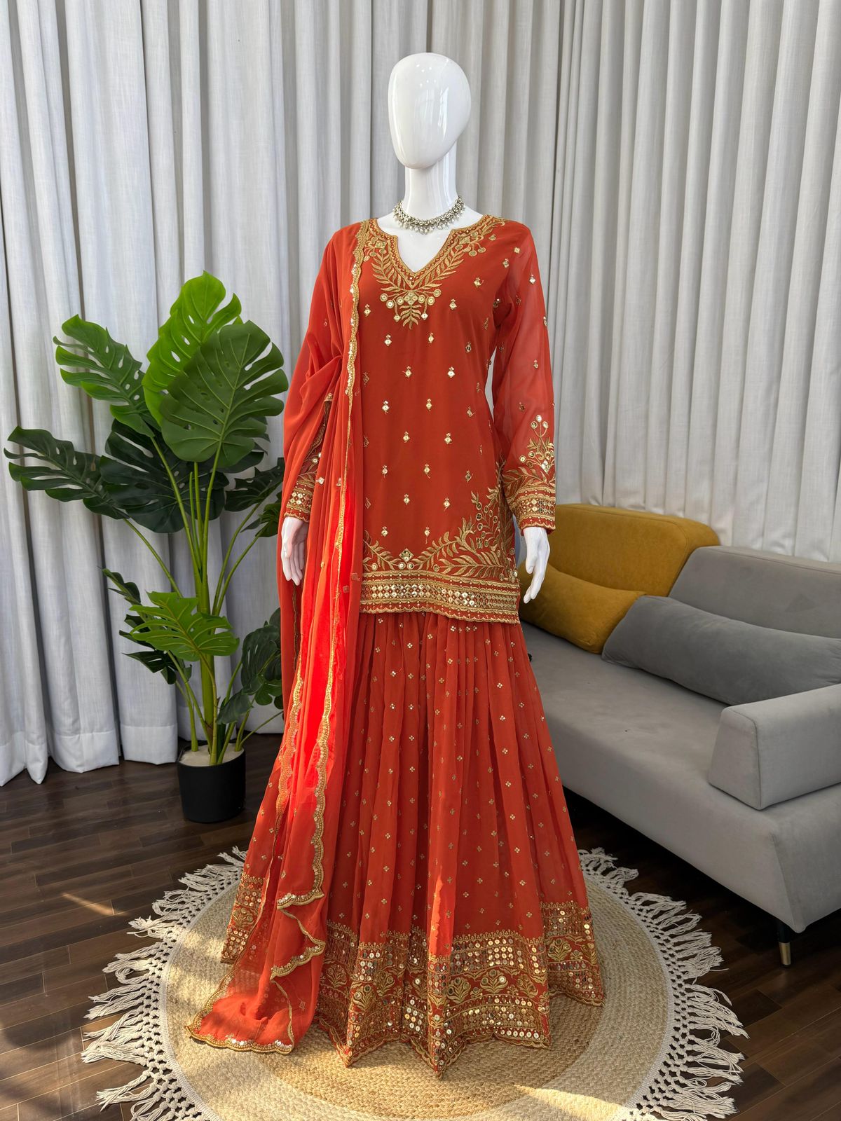 Designer Elegant Sharara Set