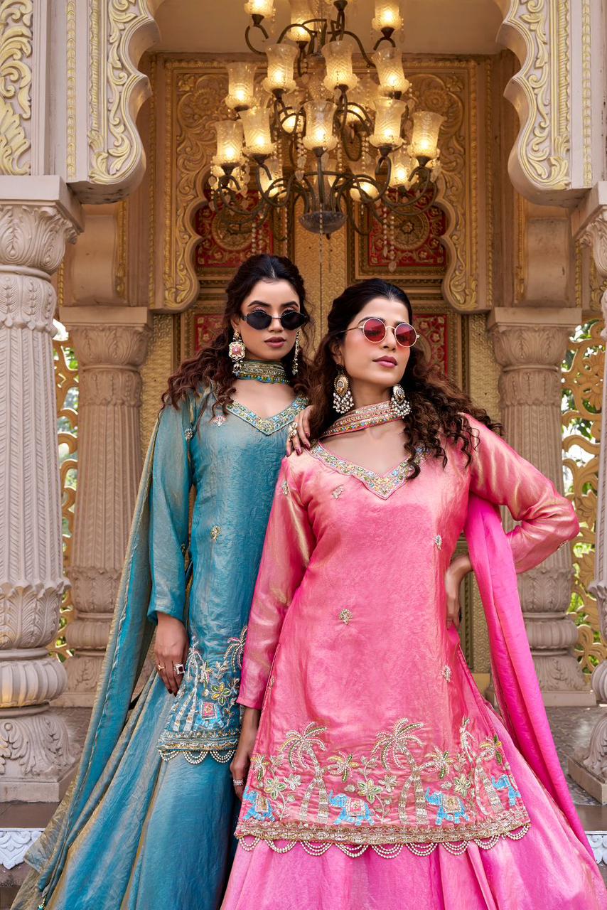 Designer Kurti with Lehenga