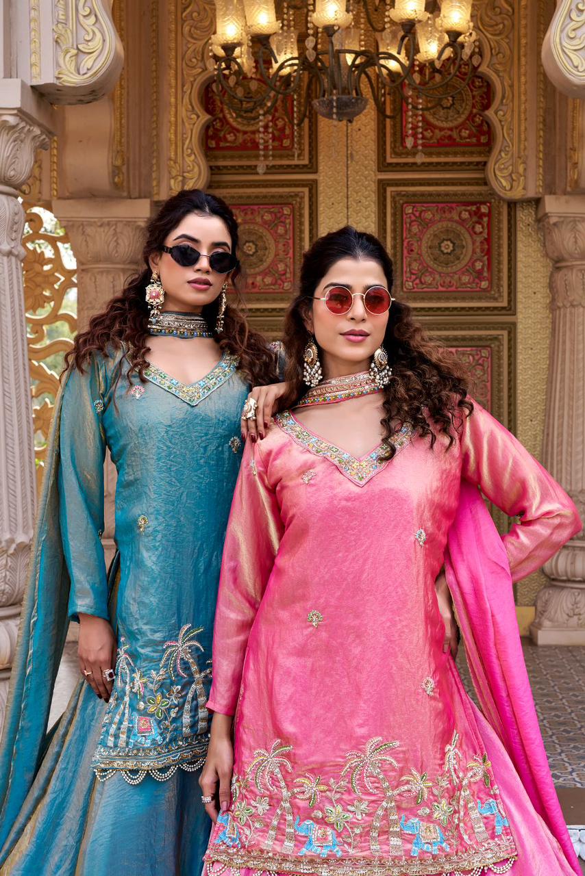 Designer Kurti with Lehenga
