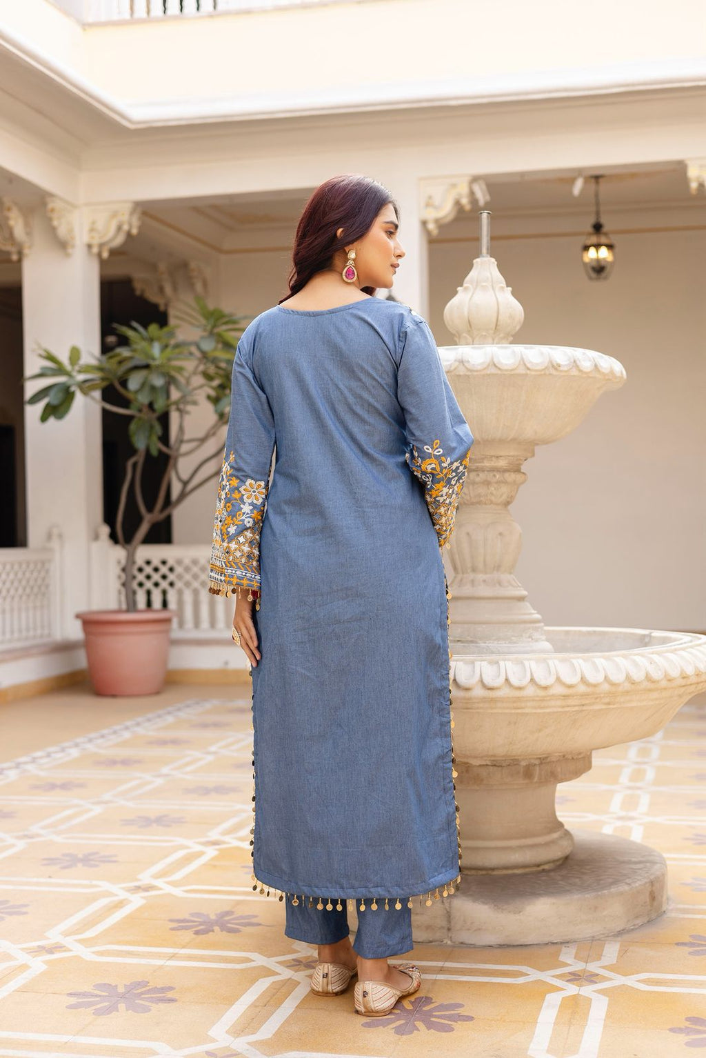 Elegant Denim Kurti