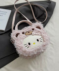 Cute Plush Cartoon Crossbody Bag