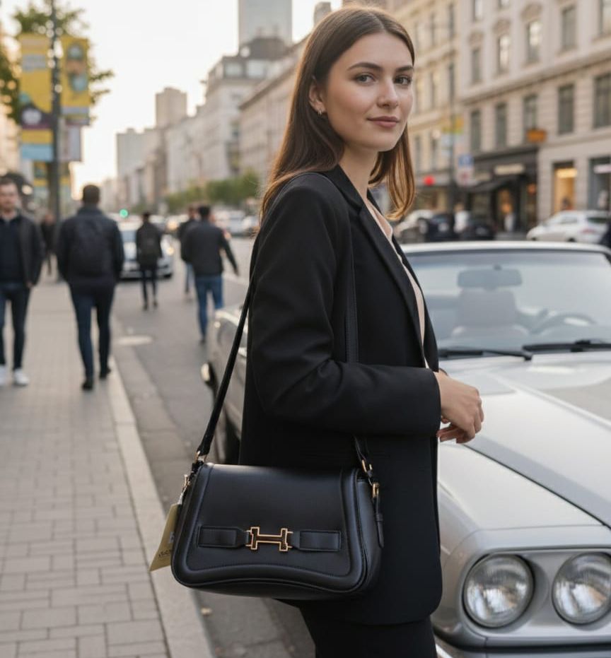 Elegant Classic Flap Shoulder Bag