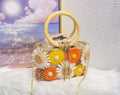 Daisy Flower Basket Handbag