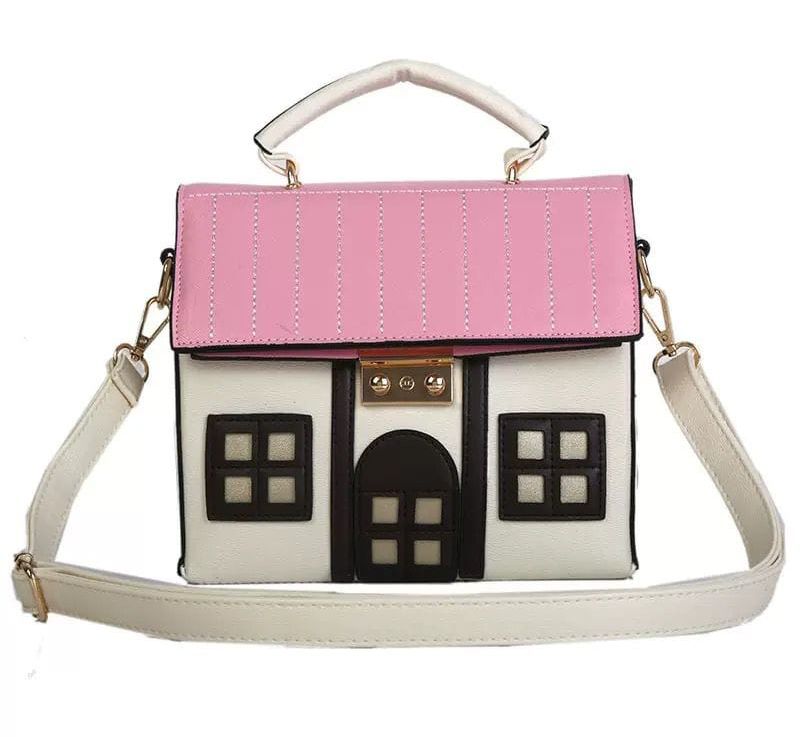 Cute House-Shaped Crossbody Bag