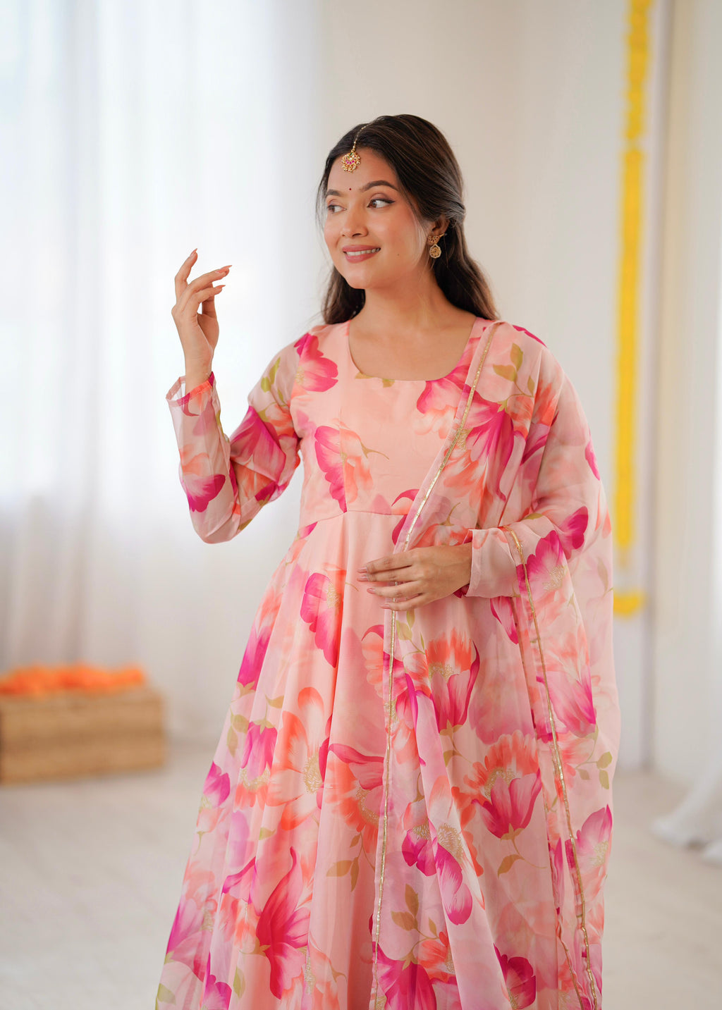 Beautiful Floral Gown