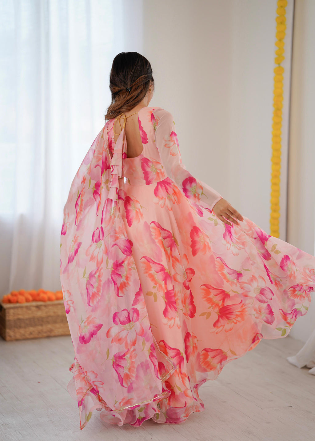 Beautiful Floral Gown