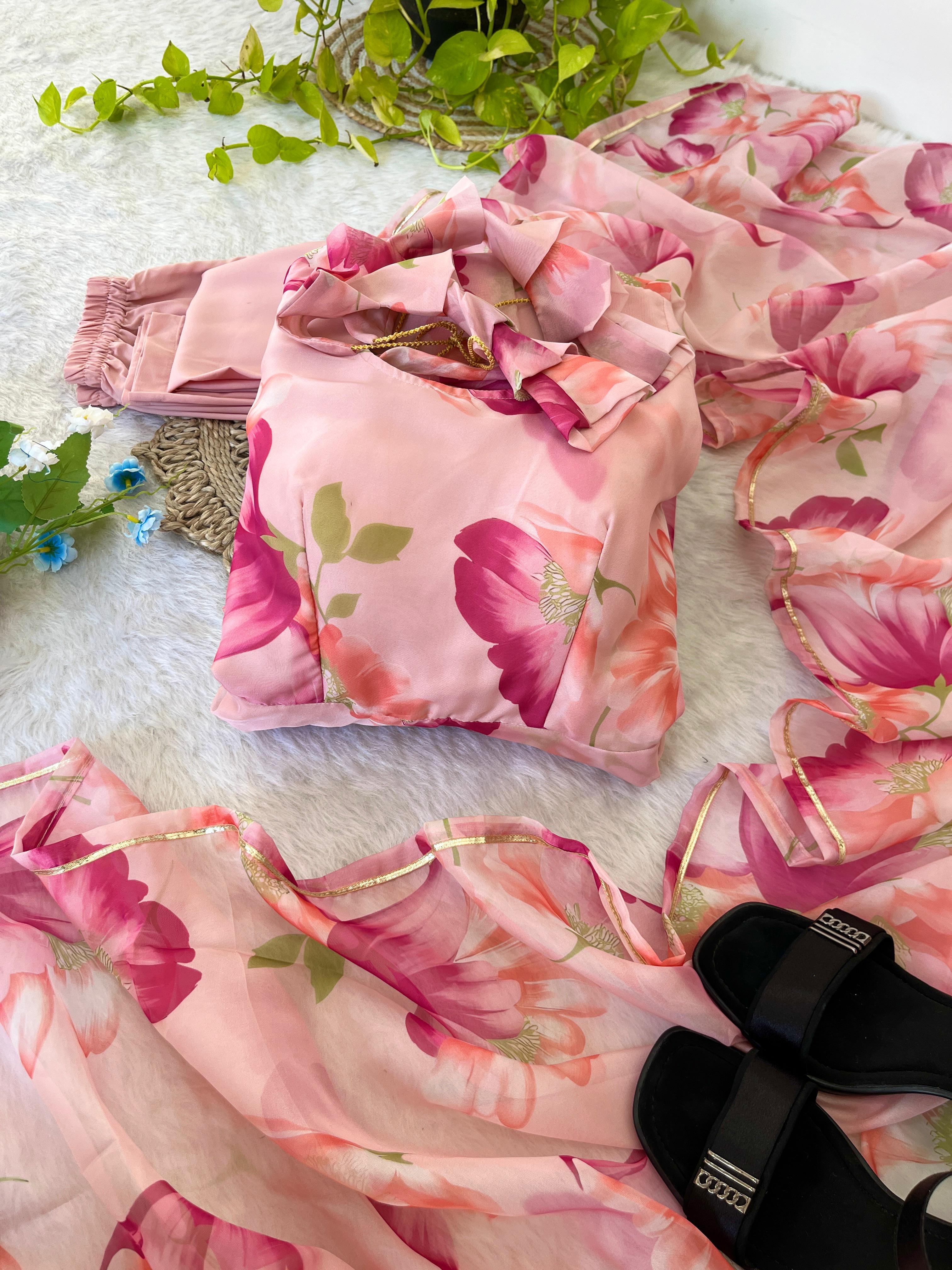 Beautiful Floral Gown