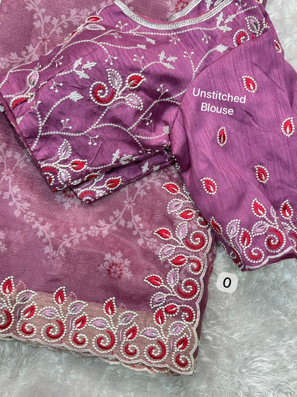 Classic Cotton Satin Saree