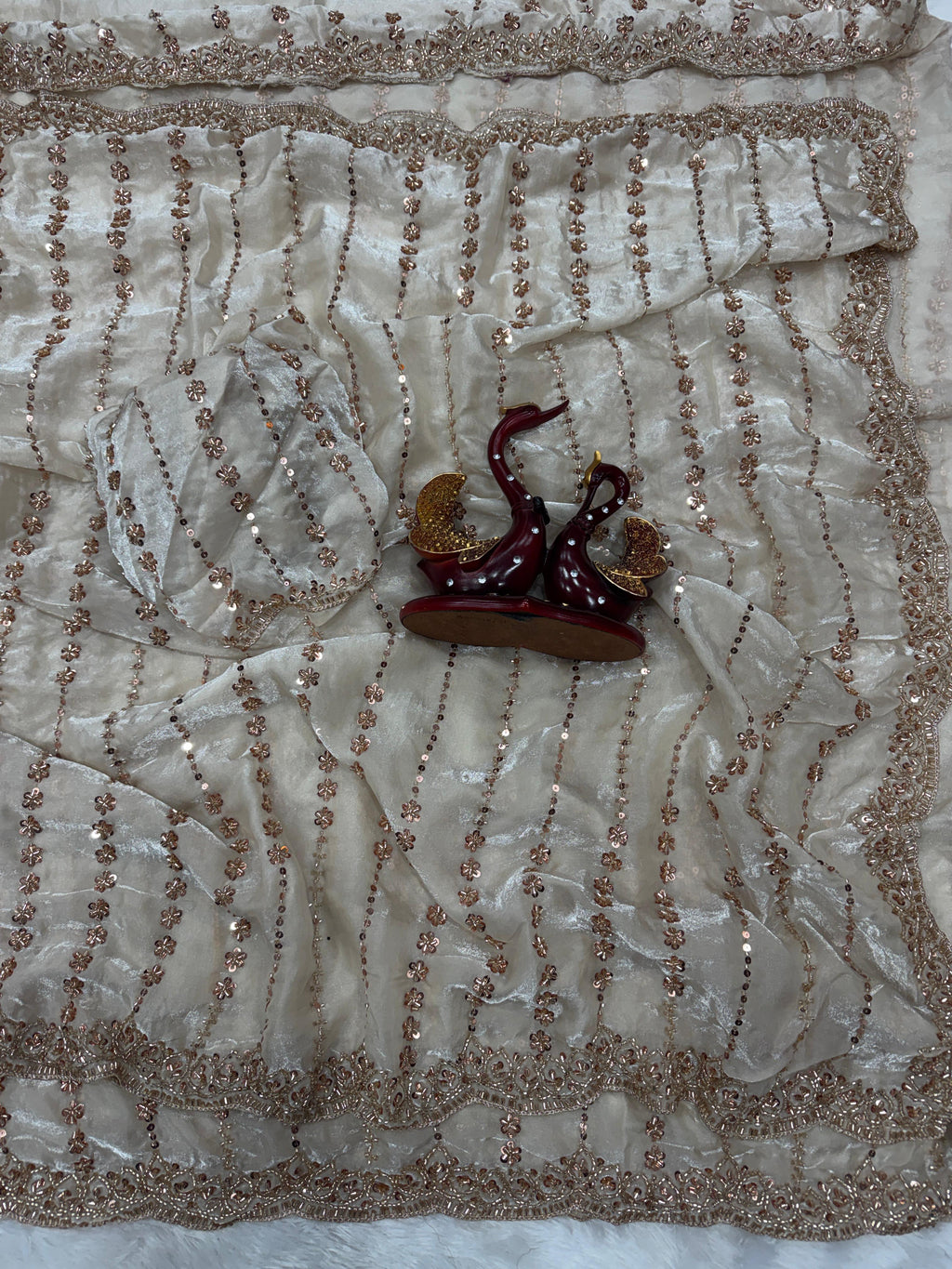 Party Wear Soft Space Silk Saree