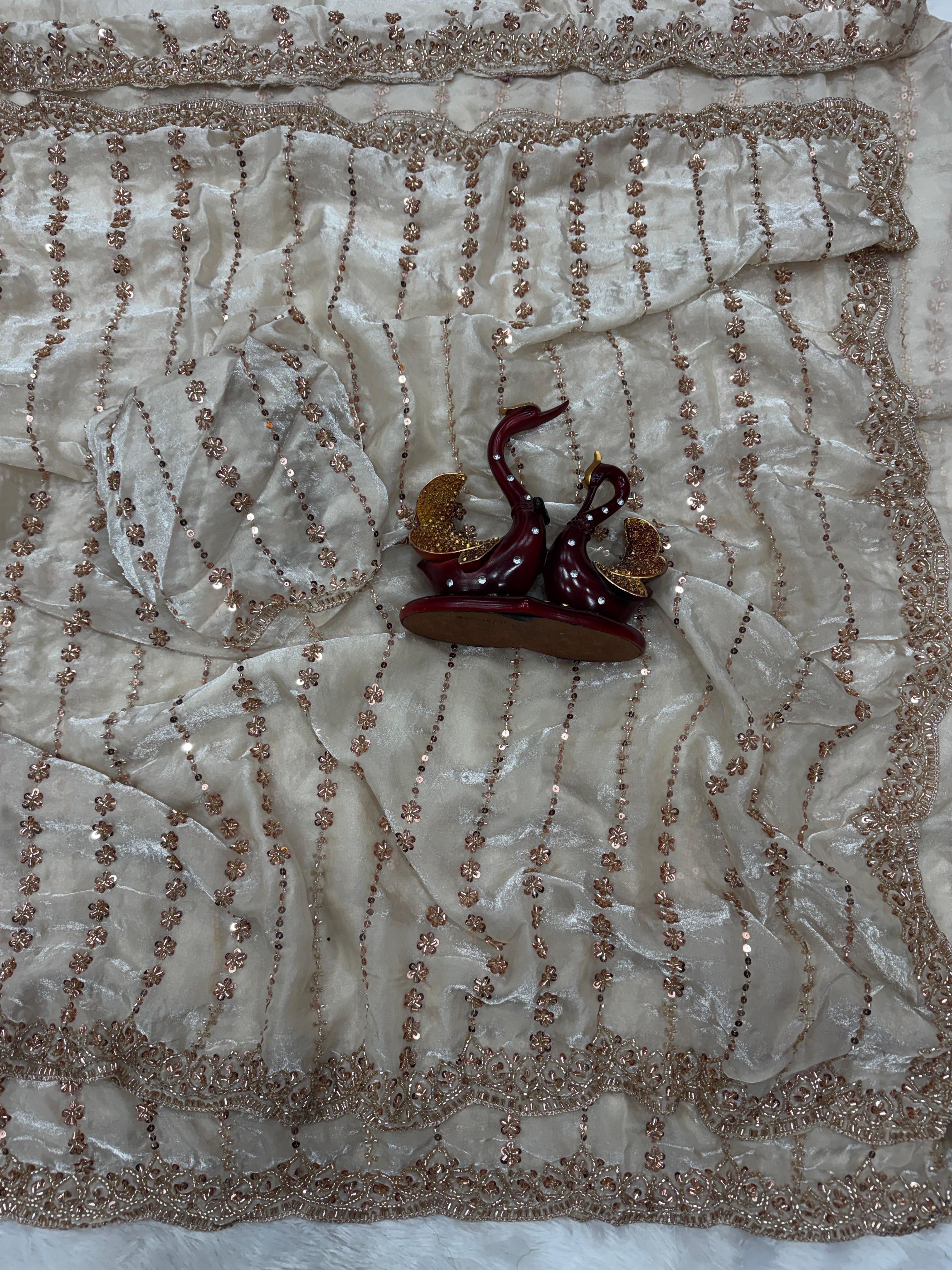 Party Wear Soft Space Silk Saree