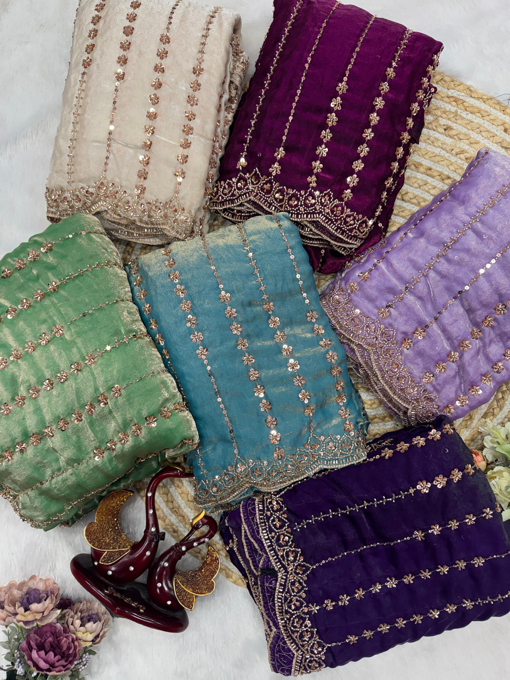 Party Wear Soft Space Silk Saree