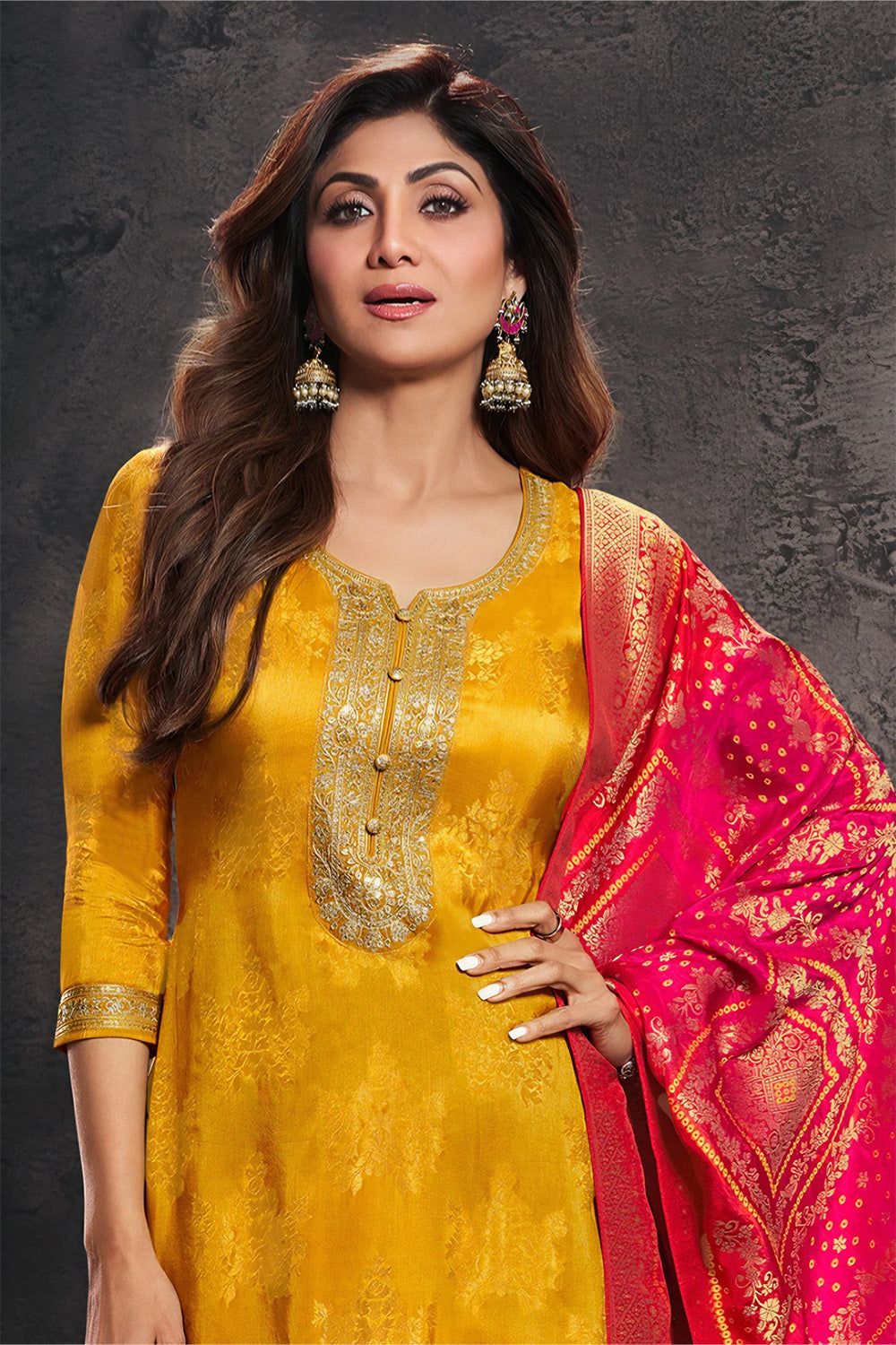 Shilpa Shetty Inspired Kurti Set