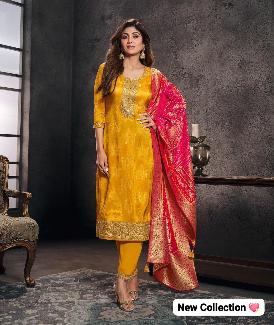 Shilpa Shetty Inspired Kurti Set