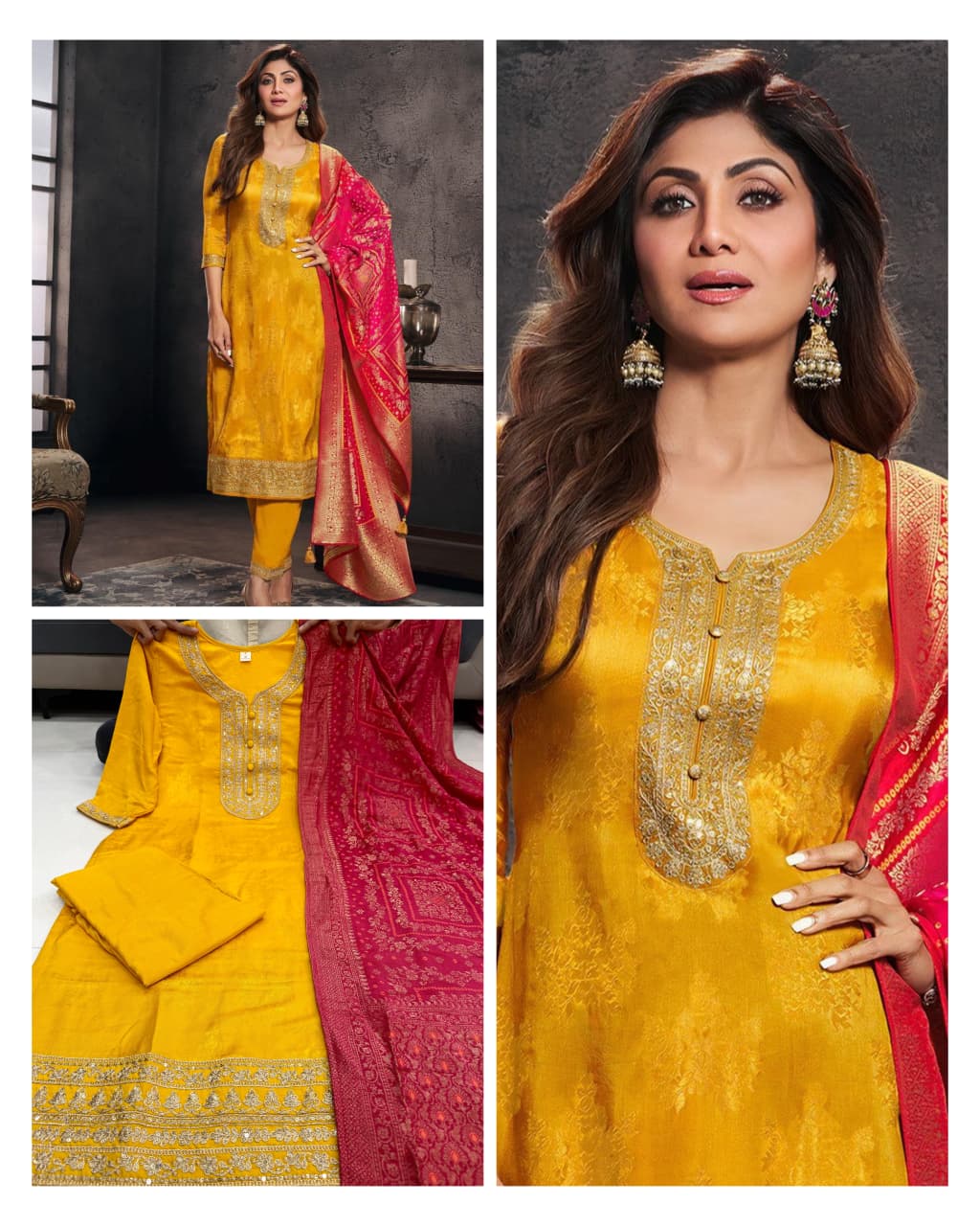 Shilpa Shetty Inspired Kurti Set
