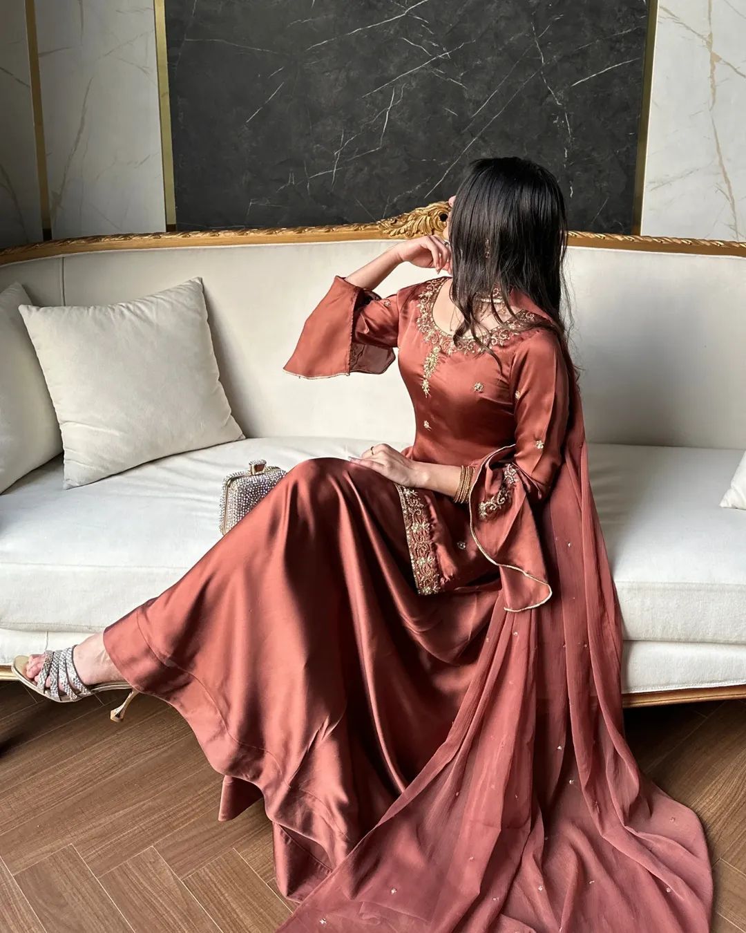 Rust Royale Sharara Set