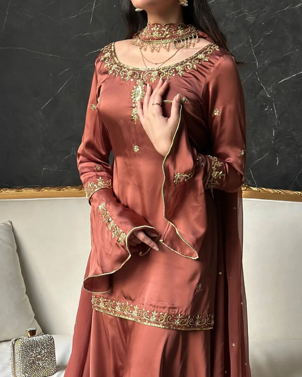 Rust Royale Sharara Set